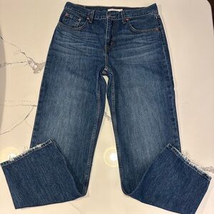 Levi’s Low Pro Straight Size 29 Classic Blue Denim Jeans